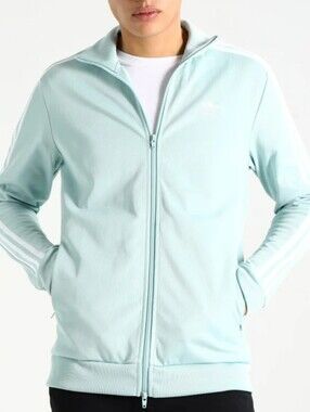 adidas Originals Beckenbauer Mint Green Zip Track Jacket Set -  L Jacket M Pants